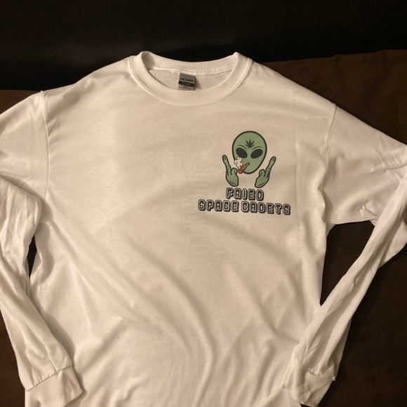 Fried space cadets long sleeve t shirt - Picture 1 of 2